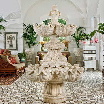 Flooring - Antique French Colored Cement Tiles