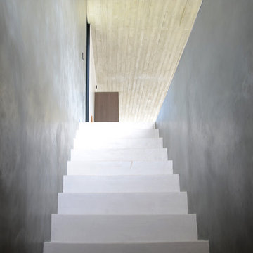 Mercadier Beton Cire Treppe über Beton²