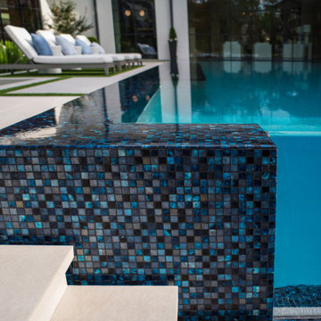 Landscape and negative edge pool