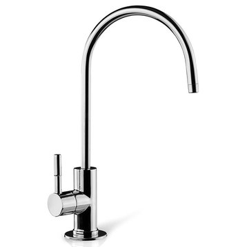 Lead-Free Heavy Duty Solid Brass Drinking Water Filter Faucet, Luxury Chrome