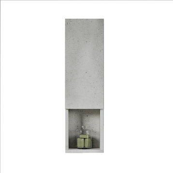 Oates 9" Side Cabinet, Cement Grey
