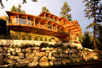 Minimalist exterior home photo in Vancouver