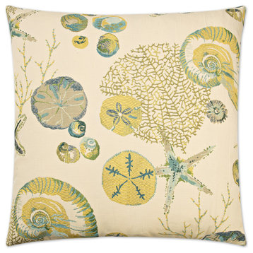 Destin Feather Down Decorative Throw Pillow, 24x24