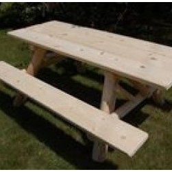 Moon Valley 6-inch Picnic Table Kit - Outdoor Dining Tables