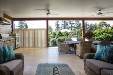 Inspiration for a beach style home design in Wollongong.