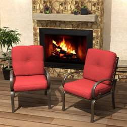 Patio Chairs Outdoor Patio Dining Chairs Wrought Iron Set Garden Dining Seats - Outdoor Dining Chairs