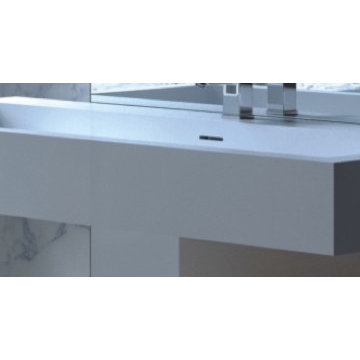 WT-06-XXL Wall Mounted Stone Resin Sinks - Matte or Glossy Finish