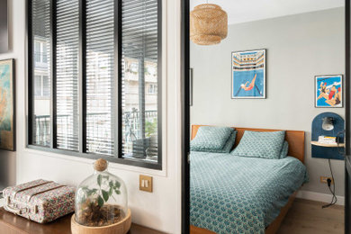 Idée de décoration pour une chambre bohème.