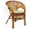 Pelangi Rattan Wiker Dining Chair, Set of 2, Colonial