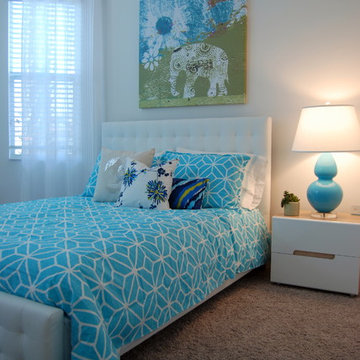 Contemporary, Warm with Rustic touches