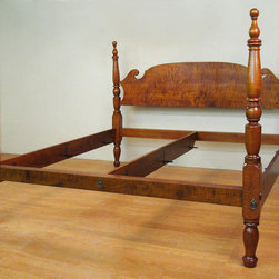 Tiger Maple King Size Bed - Bedroom Products