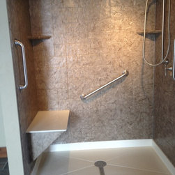 Custom Fit Shower Seat and Shelves - Bathroom Accessories