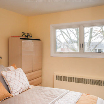 Casement Windows in Modern Bedroom - Renewal by Andersen New Jersey / NYC