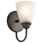 Kichler Lighting - Kichler Lighting 45637OZ Jolie - One Light Wall Sconce - Shade Included: TRUE* Number of Bulbs: 1*Wattage: 100W* BulbType: A19* Bulb Included: No
