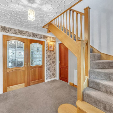 Staircase Renovation | Twisted Oak Spindles | Leigh
