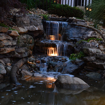 LED lighting for ponds and waterfalls