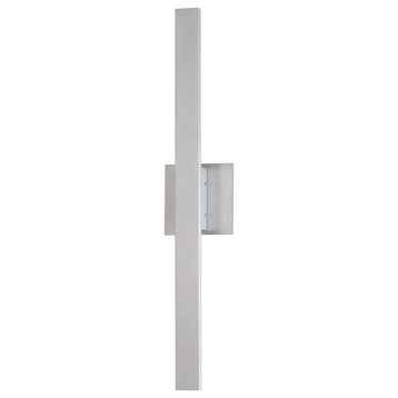 ET2 E41343-SA Alumilux: Line 24" LED Outdoor Wall Sconce in Satin Aluminum