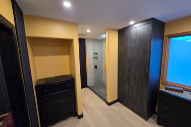 Inspiration for a contemporary home design remodel in Calgary