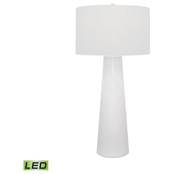 Dimond Lighting 203-Led White Obelisk Led Table Lamp With Night Light