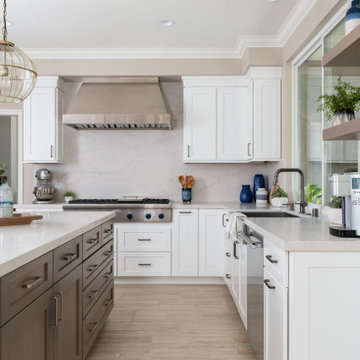 Traditional & Contemporary Kitchen and Primary Bath Remodel in Foothill Ranch