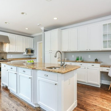 Kitchen Cabinet Painting (Before And After)