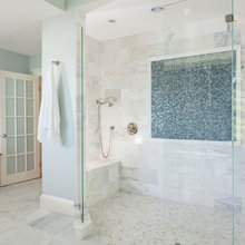 sidewalls master bathroom