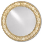 Currey and Company - Currey and Company 1000-0098 Buko, 40.5" Round Mirror - The Buko Round Mirror is so subtly nautical, it wiBuko 40.5 Inch Round Stra Natural Abaca R *UL Approved: YES Energy Star Qualified: n/a ADA Certified: n/a  *Number of Lights:   *Bulb Included:No *Bulb Type:No *Finish Type:Straw/Natural Abaca Rope/Coco Shell/Mirror