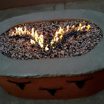 TEXAS LONGHORN FIRE PIT