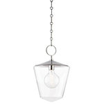 Hudson Valley Lighting - Hudson Valley Lighting 8312-PN Greene, 1 Light Pendant Everyday Modern/Trans - Pendant loop connects to alternating oval and rounGreene 1 Light Penda Polished NickelUL: Suitable for damp locations Energy Star Qualified: n/a ADA Certified: n/a  *Number of Lights: 1-*Wattage:60w Incandescent bulb(s) *Bulb Included:Yes *Bulb Type:Incandescent *Finish Type:Polished Nickel