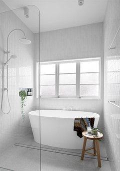 Installing a freestanding tub inside a shower
