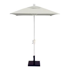 Luxe Shade Panama Square 5 5 Market Patio Umbrella Contemporary Outdoor Umbrellas By Frontera Furniture