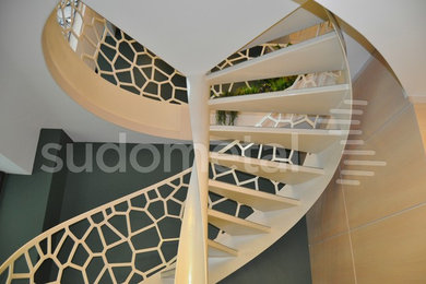 Modern spiral staircase in Other.