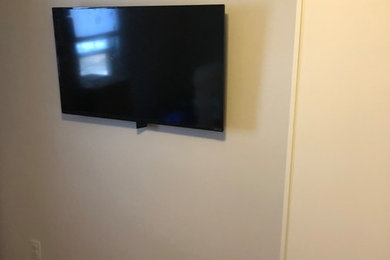 Tv mount installation