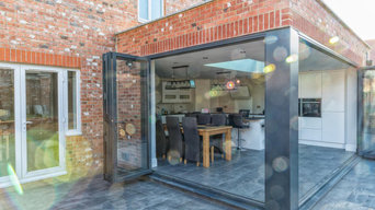 Rear extension with double bi-fold doors