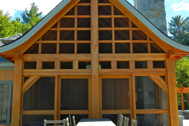Inspiration for a rustic home design remodel in Other