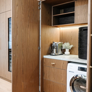 Maximising Space and Style: A Contemporary Renovation with Brushed Gold Accents