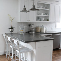 Absolute Grey Orion Quartz Kitchen Countertop - Kitchen Countertops