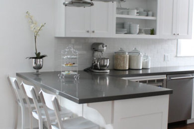 Absolute Grey Orion Quartz Kitchen Countertop