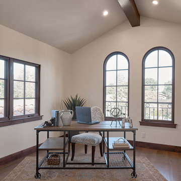Office with Cathedral Ceiling