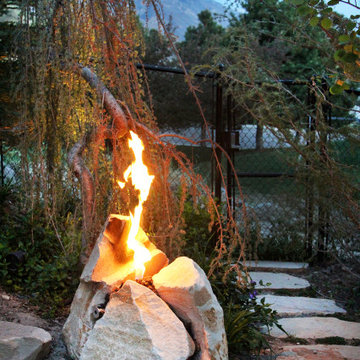 Custom Rock Fire Feature