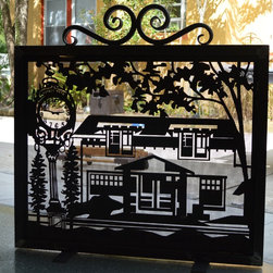Custom Fireplace Screen - Products