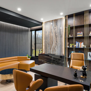 Modern Home in Farmland Setting