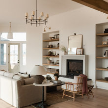 Fireplace shelves