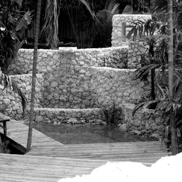 Landscaping with stone