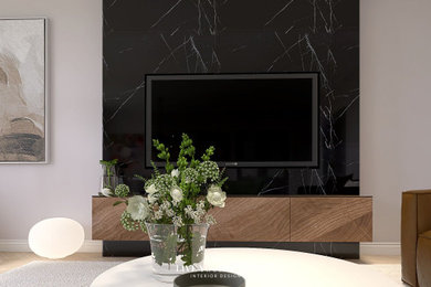 Inspiration for a 1950s living room remodel in Other