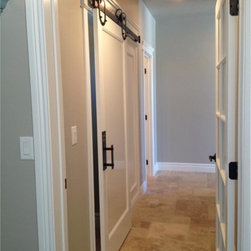 barn door hardware - Pantry Cabinets