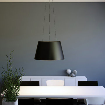 ET2 Lighting E20906-BK Quantum Black Multi-Light LED Pendant