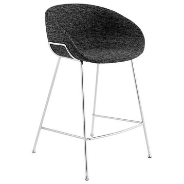 Zach Stools, Set of 2, Black, Counter Height