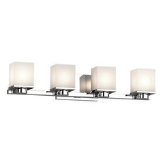 Volume Lighting 1154 Sharyn 4 Light 29"W Vanity Light - Chrome