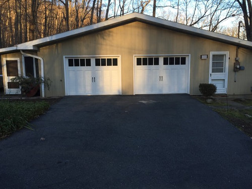 Lighting For Garage Door And Side Entry